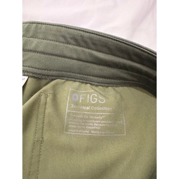 Figs Zamora Tall Jogger Scrub Pants Dark Olive Women’s Medium Tall MT LE Retired - Picture 7 of 11